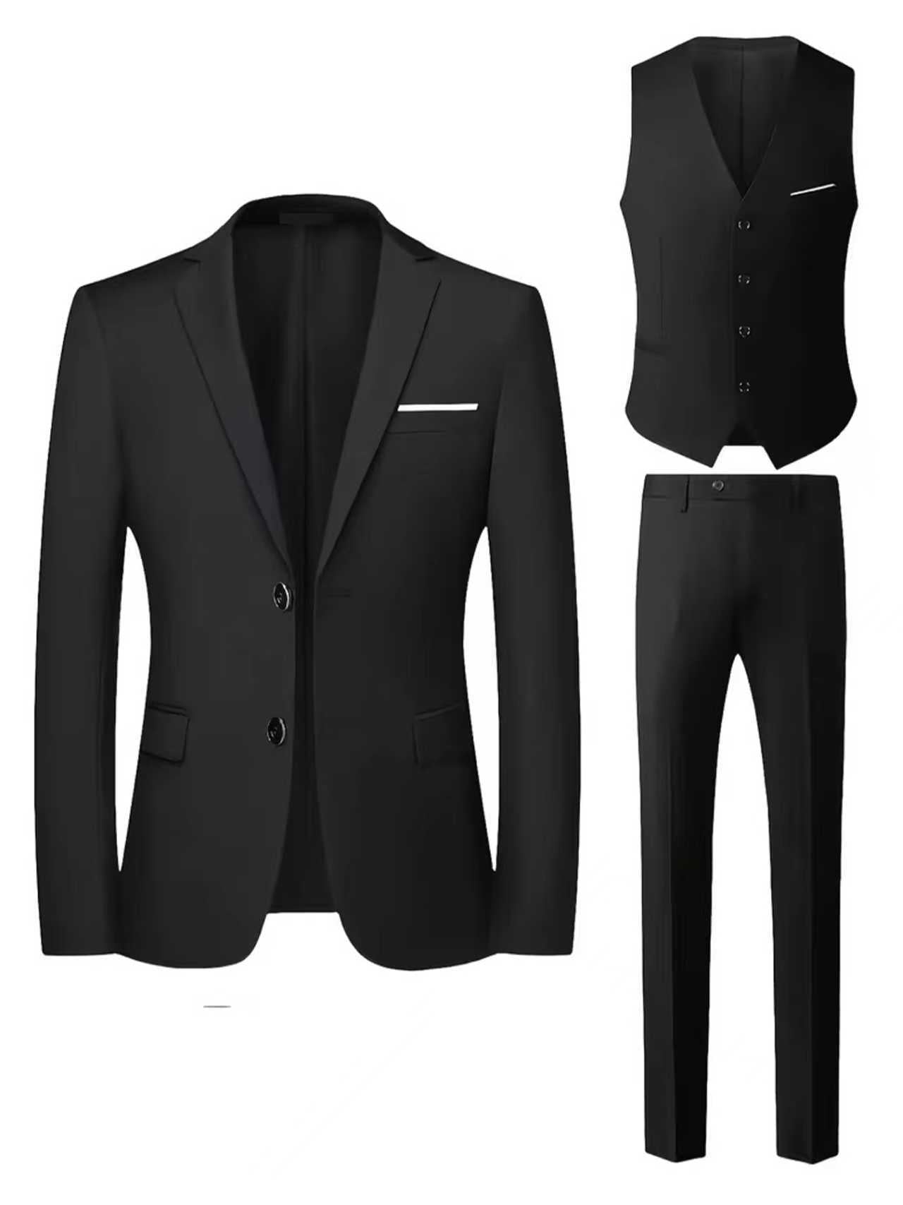 Mens Tailored Suit Grooms