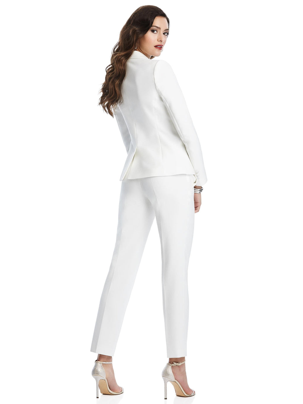 Women's Ivory Tuxedo Jacket