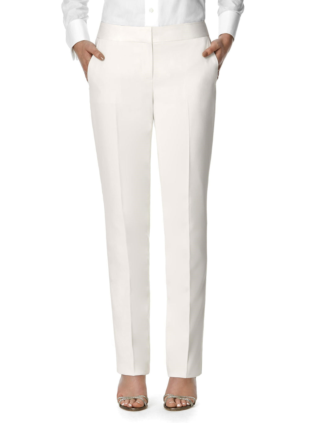 Women's Ivory Tuxedo Jacket