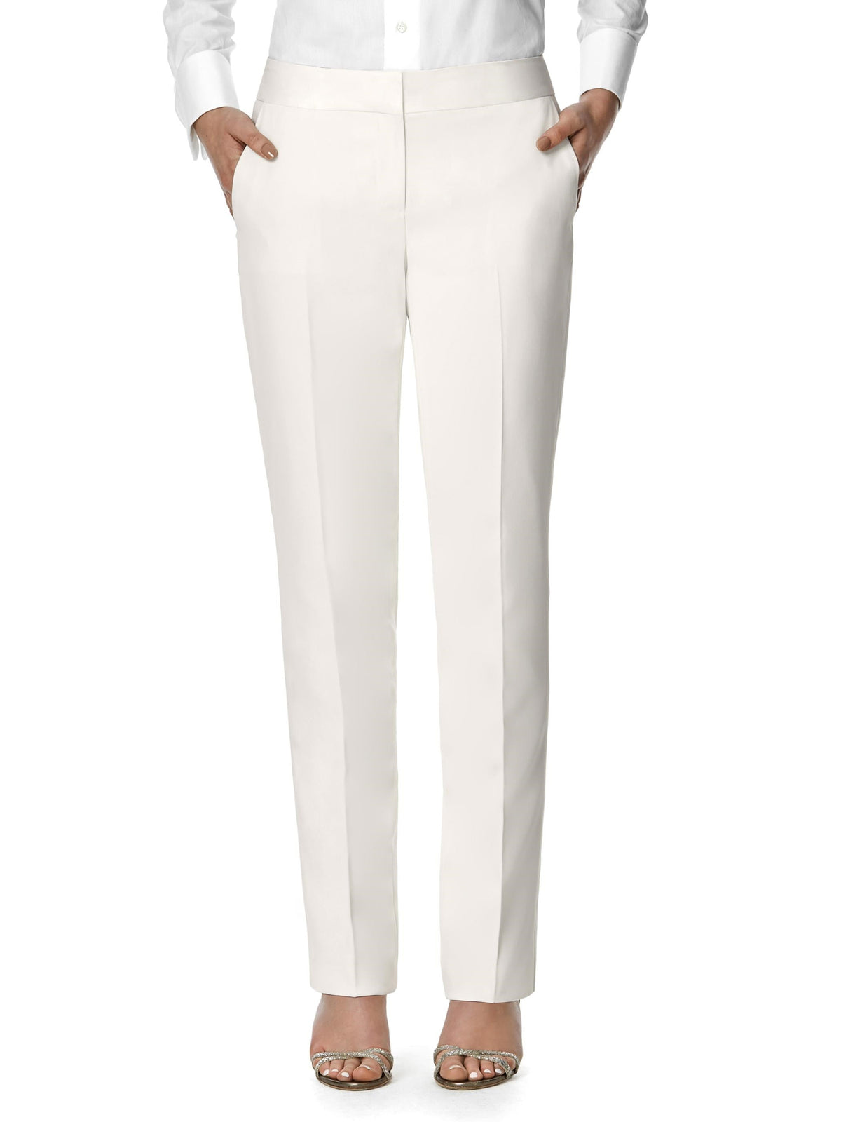 Women's Ivory Tuxedo Jacket