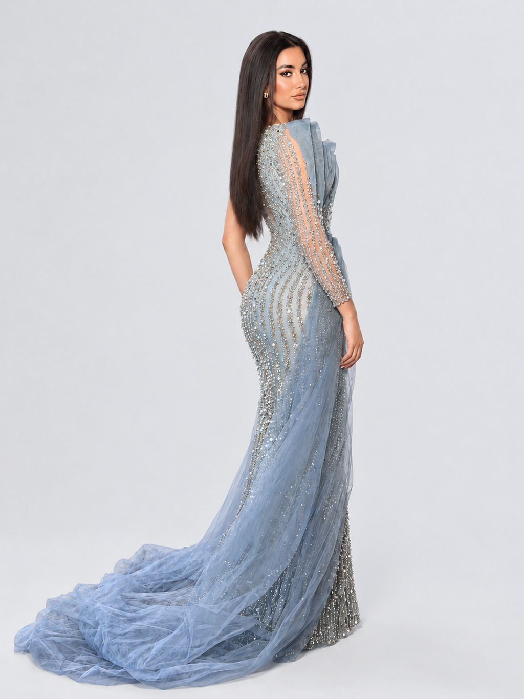 Imani Long Sleeve Side Skirt Dress
